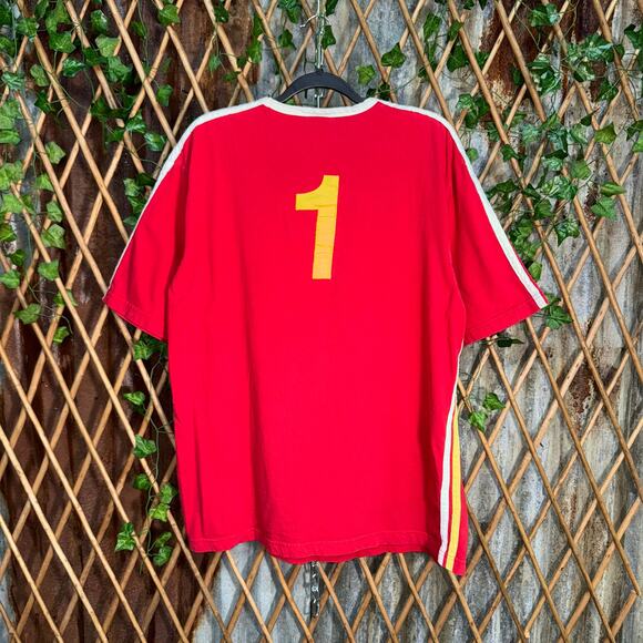 Vintage Y2K espana Spain soccer jersey 00s hilfiger t-shirt - Picture 2 of 4